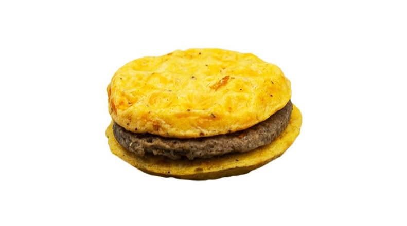 Loaded Hashbrown & Sausage Sandwich