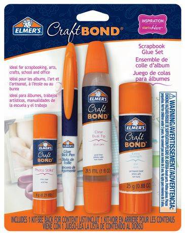 Elmer's Craft Bond Scrapbooking Glue Piece Set (1 kit)