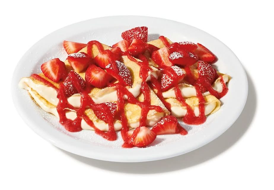 Strawberry Vanilla Crepes