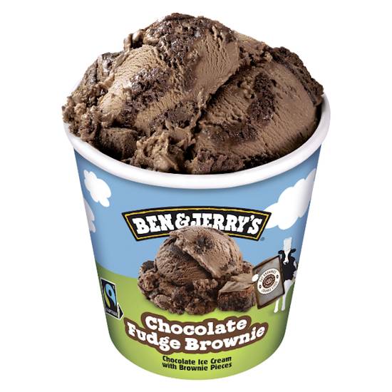 Ben & Jerrys Chocolate Fudge Brownie Ice - Cream 465ml