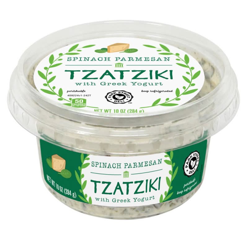 Park Street Deli Tzatziki With Greek Yogurt, Spinach Parmesan (10 oz)