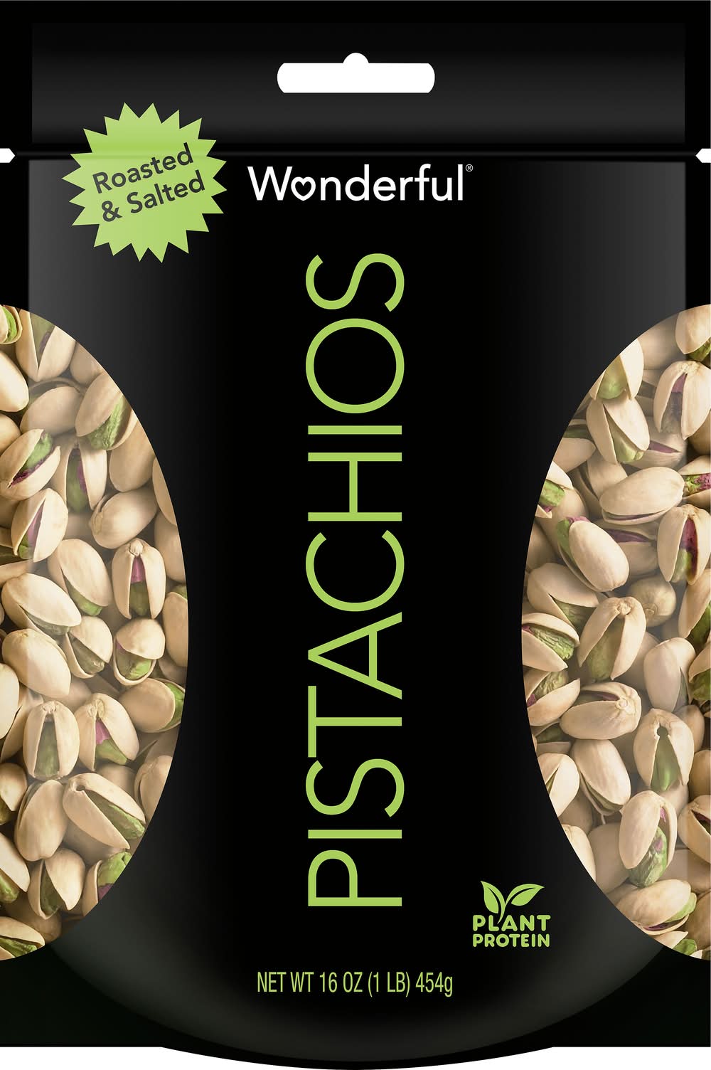 Wonderful Pistachios, Roasted & Salted (16 oz)