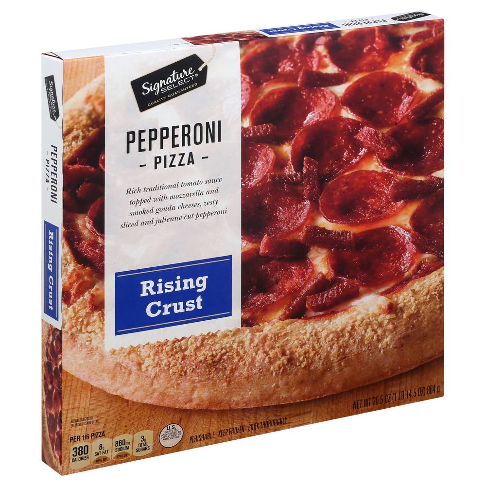 Signature Select Rising Crust Pepperoni Pizza (1.91 lbs)