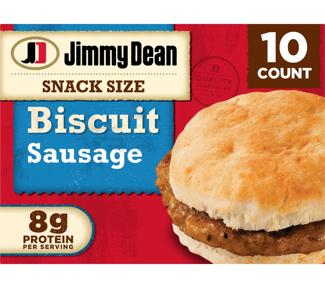 Jimmy Dean Sausage Biscuit Snack Size Sandwiches (17 oz, 10 ct)