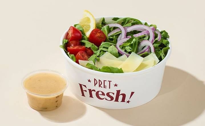 Lemon Arugula Side Salad with Pret's Simple Vinaigrette