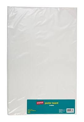 Roselle Poster Board, 14 x 22, White