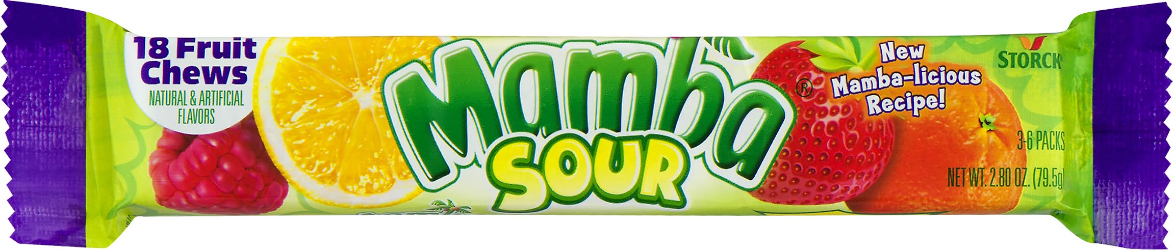 Mamba Sour Fruit Chews (3 oz)