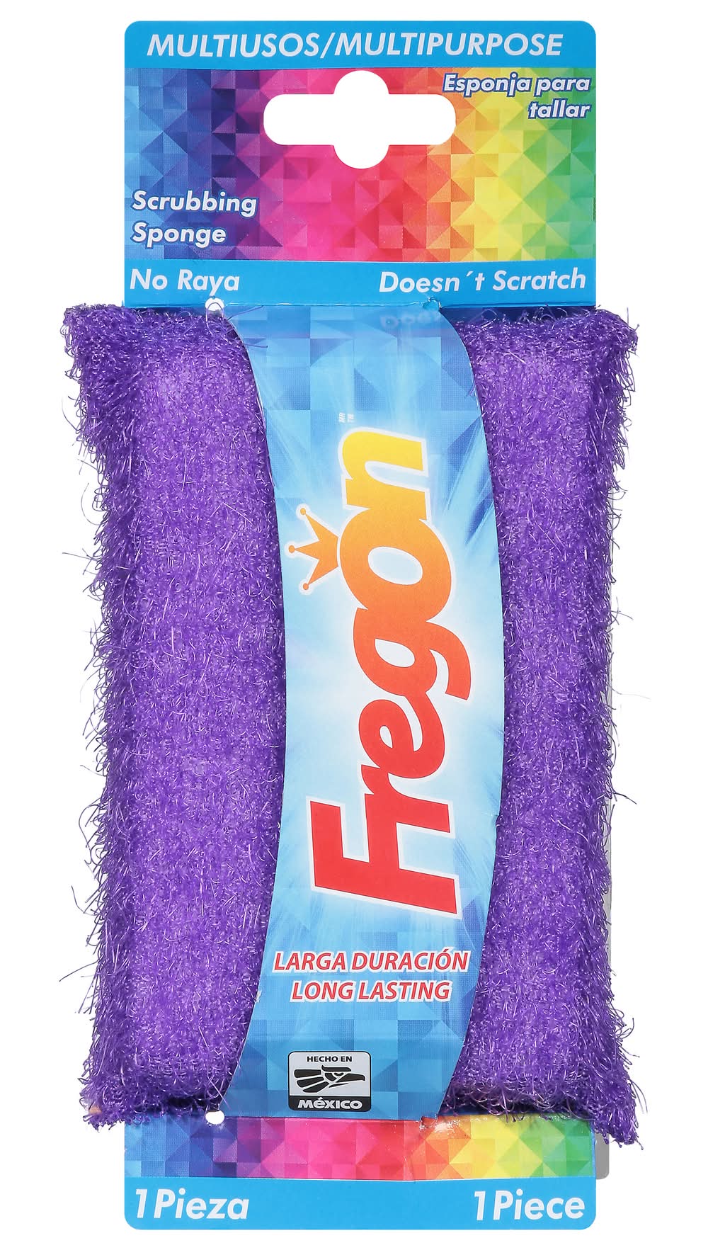 Fregon Scrubbing Sponge, 4.8" X 3" (1.6 oz)