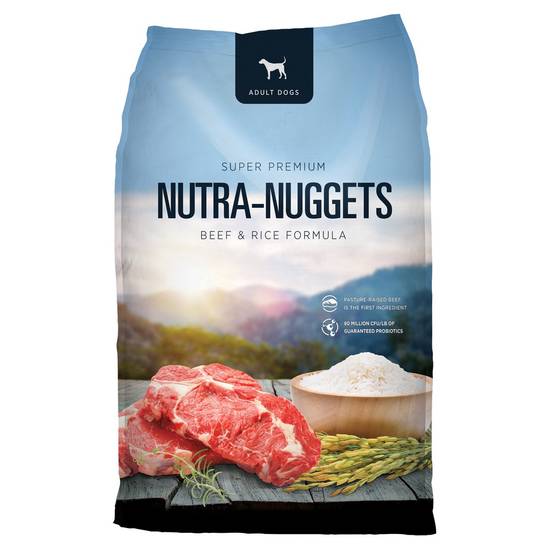 Nutra-Nuggets Super Premium Beef & Rice Dog Food (50 lbs)