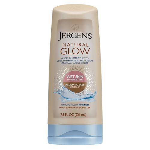 Jergens Natural Glow Wet Skin Lotion - 7.5 oz