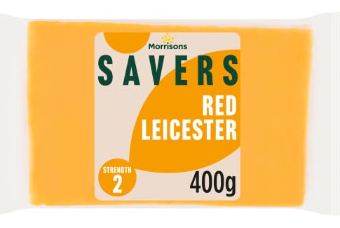 Morrisons Savers Red Leicester Cheese (400g)