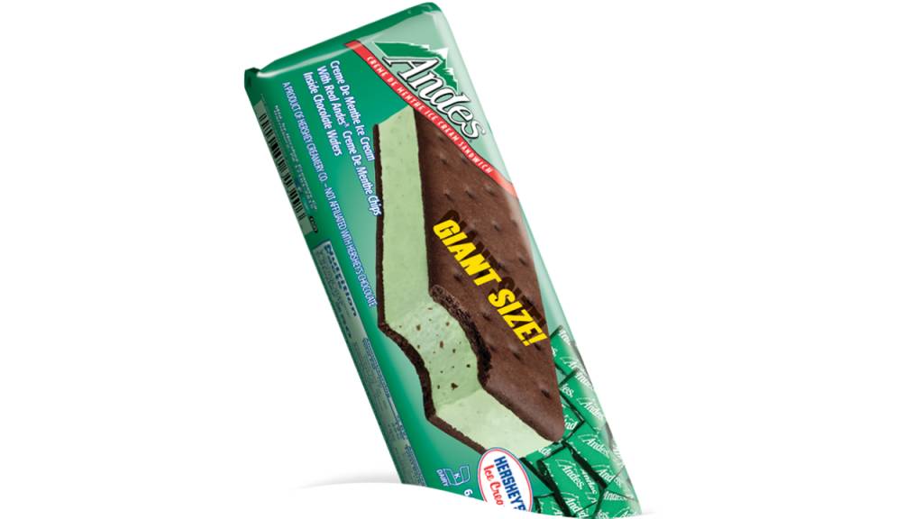 Andes Hershey's Giant Size Ice Cream Sandwich (mint)