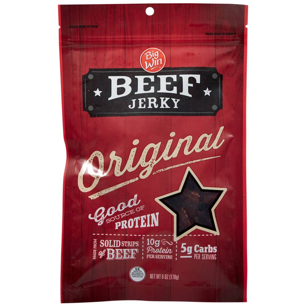 Big Win Beef Jerky Original (6 oz)
