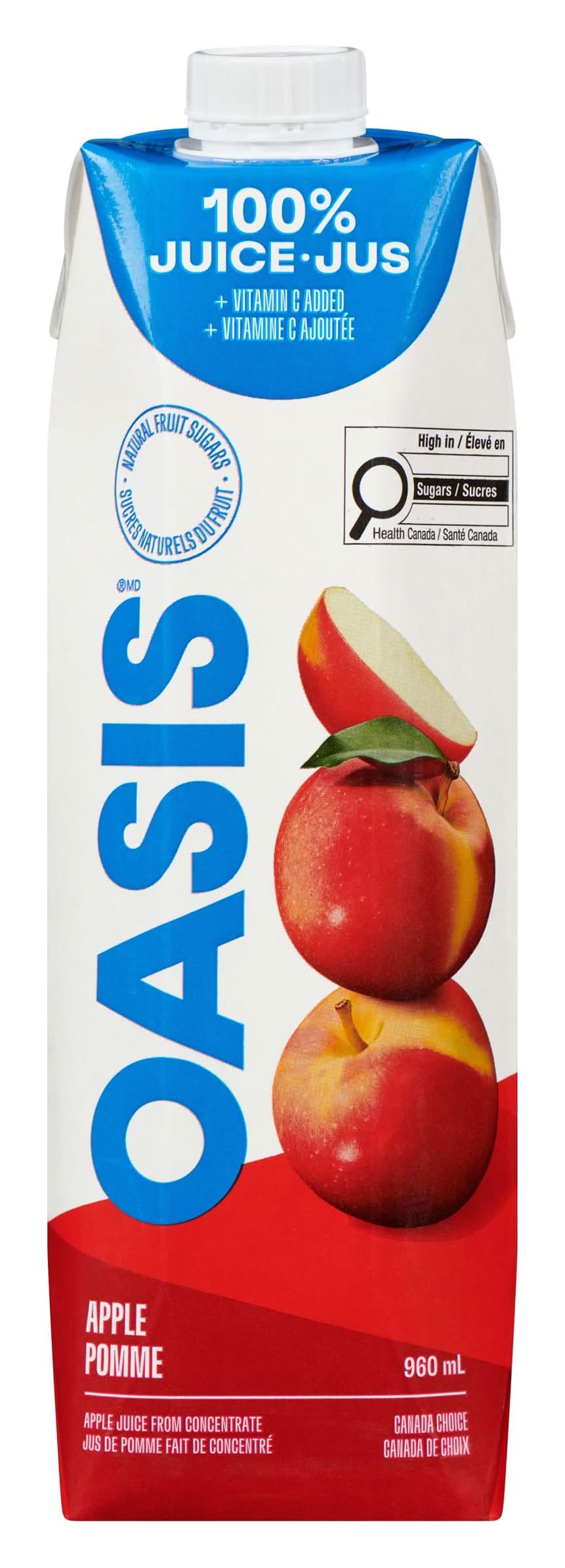 Oasis 100% Pure Juice, Apple (960 ml)