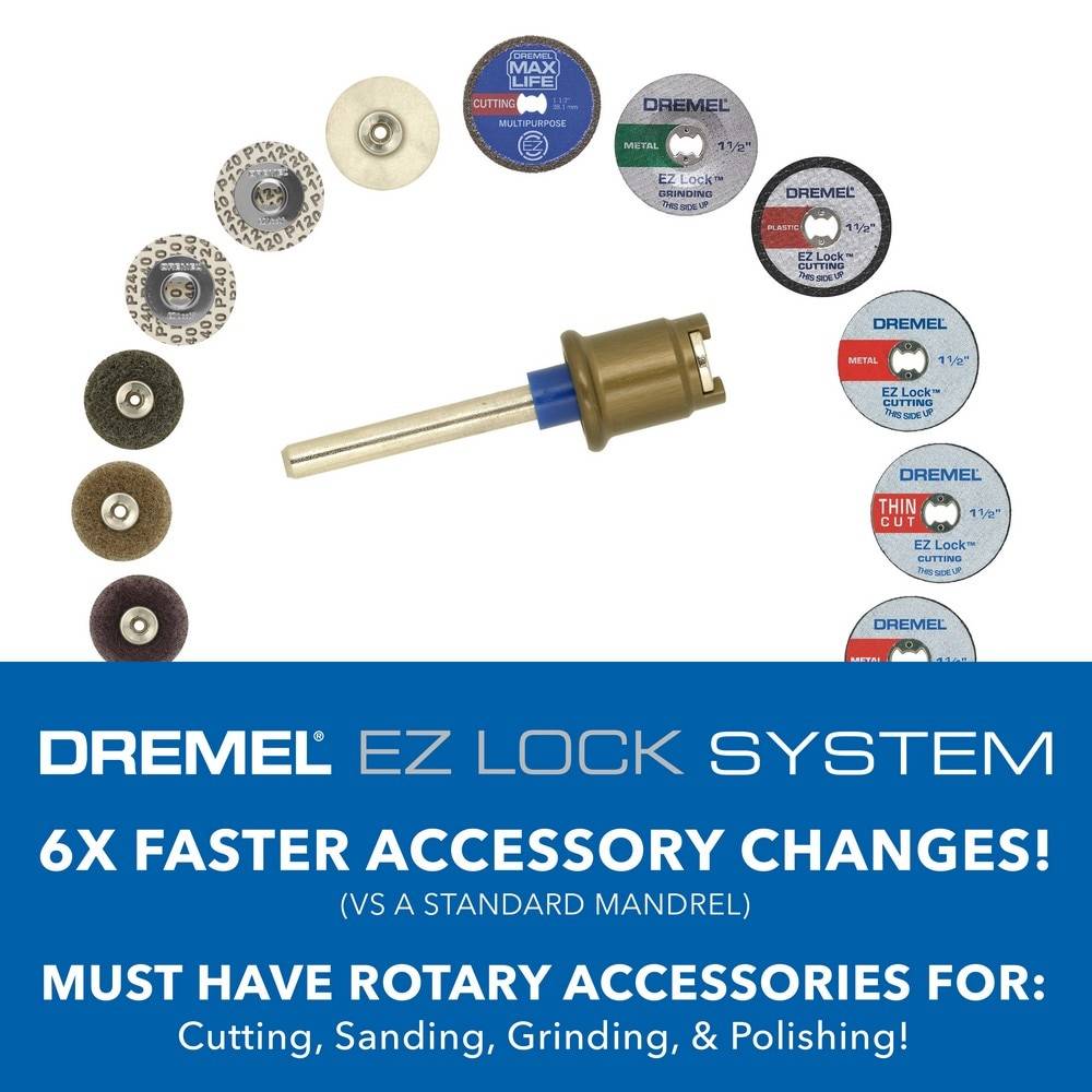 Dremel 8-Piece Set Multipurpose Accessory Kit | EZ726-01