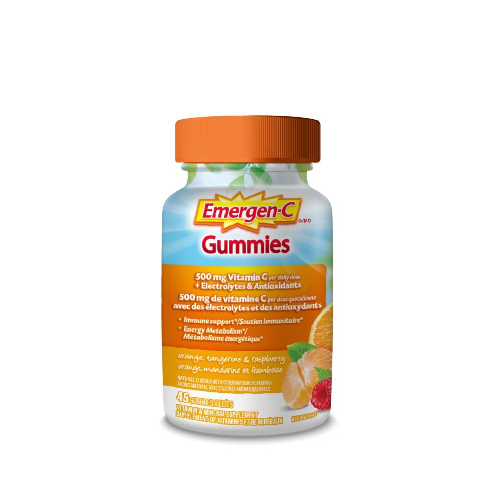 Emergen C Vitamin & Mineral Supplement Orange, Tangerine & Raspberry (50 g)