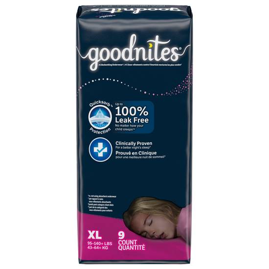 Goodnites Girls' Bedwetting Underwear S/M (43-68 lbs), 14 ct - City Market