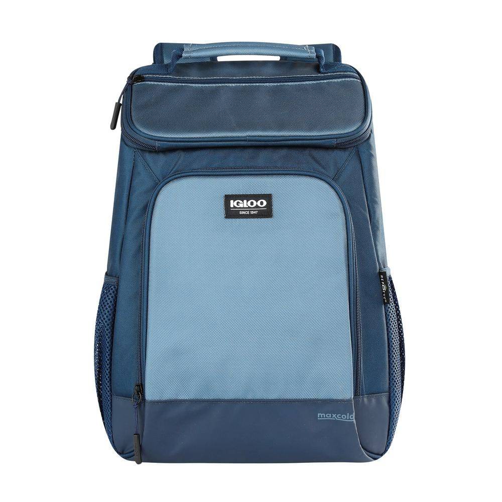 Igloo Top Grip Evergreen 24 Can Blue Backpack Soft-Side Cooler