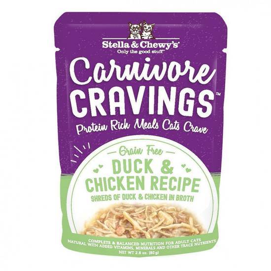 Stella & Chewy's Carnivore Cravings Duck & Chicken Recipe Wet Cat Food (2.8 oz)