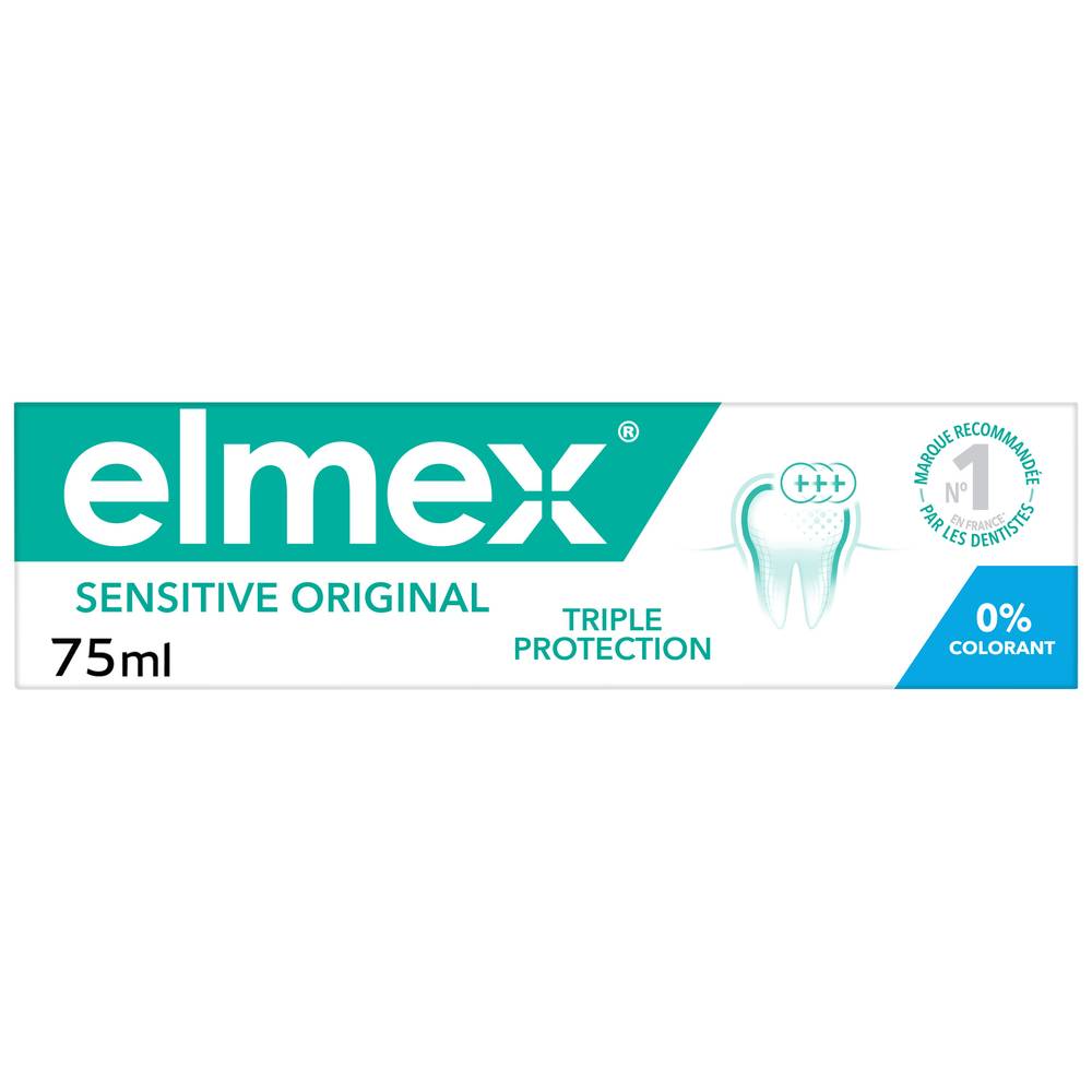 elmex - Sensitive dentifrice original triple protection (75ml)
