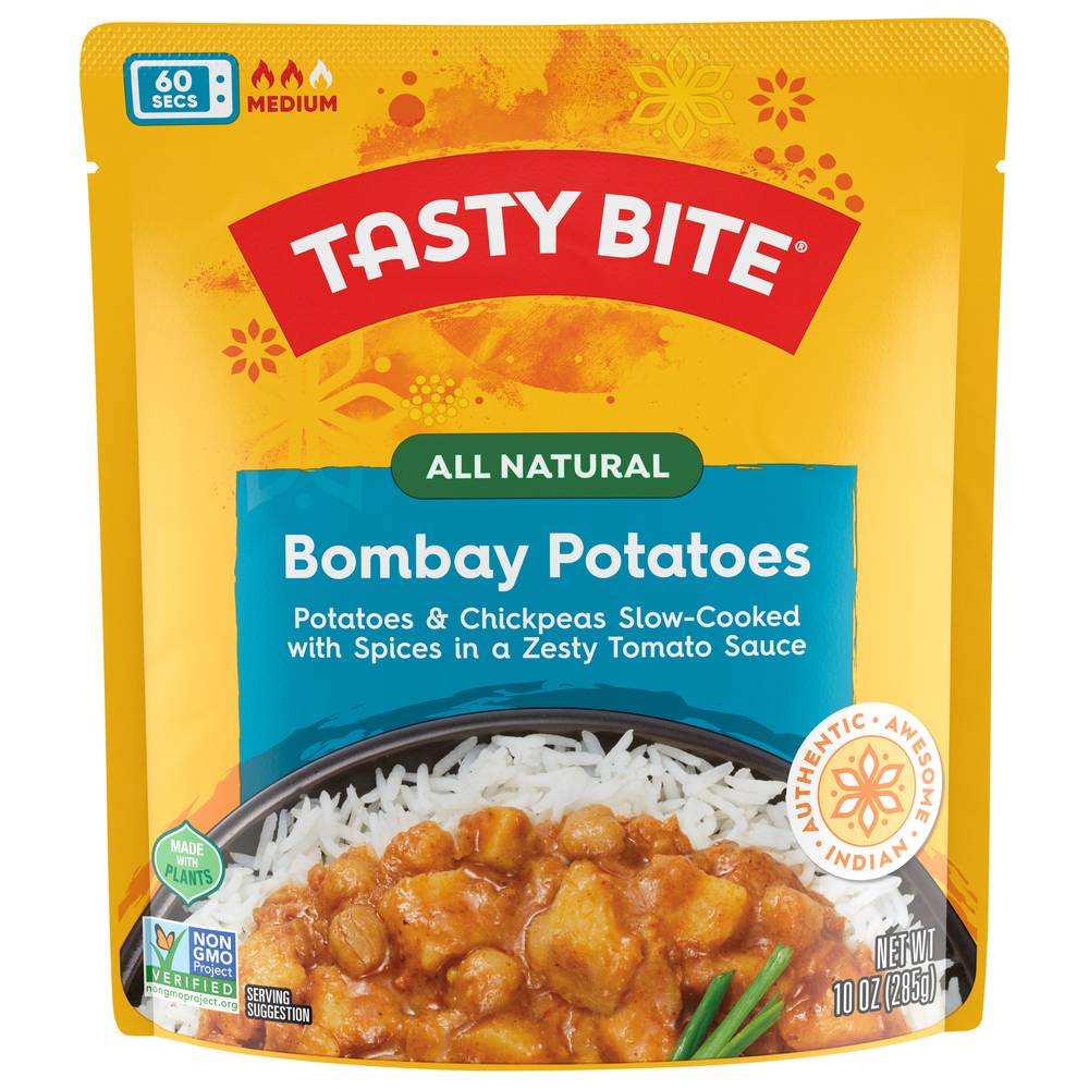 Tasty Bite Indian Medium Bombay Potatoes (10 oz)