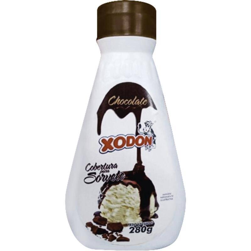 Xodon cobertura para sorverte sabor chocolate (280g)