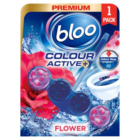 Bloo Fresh Flowers Toilet Rim Block (50g)