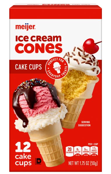 Meijer Ice Cream Cups (1.75 oz, 12 ct)