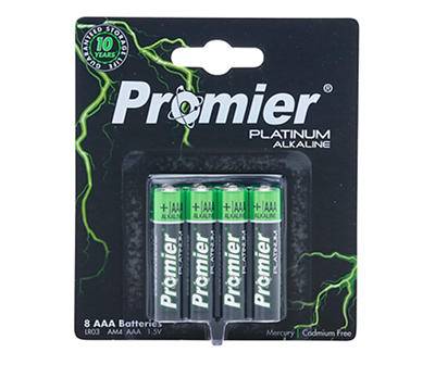 Platinum Aaa Alkaline Battery, 8-pack