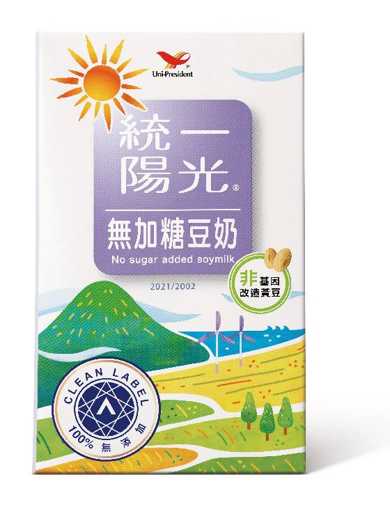 統一陽光無加糖豆奶250ml <250ml毫升 x 1 x 6BOTTLE瓶>