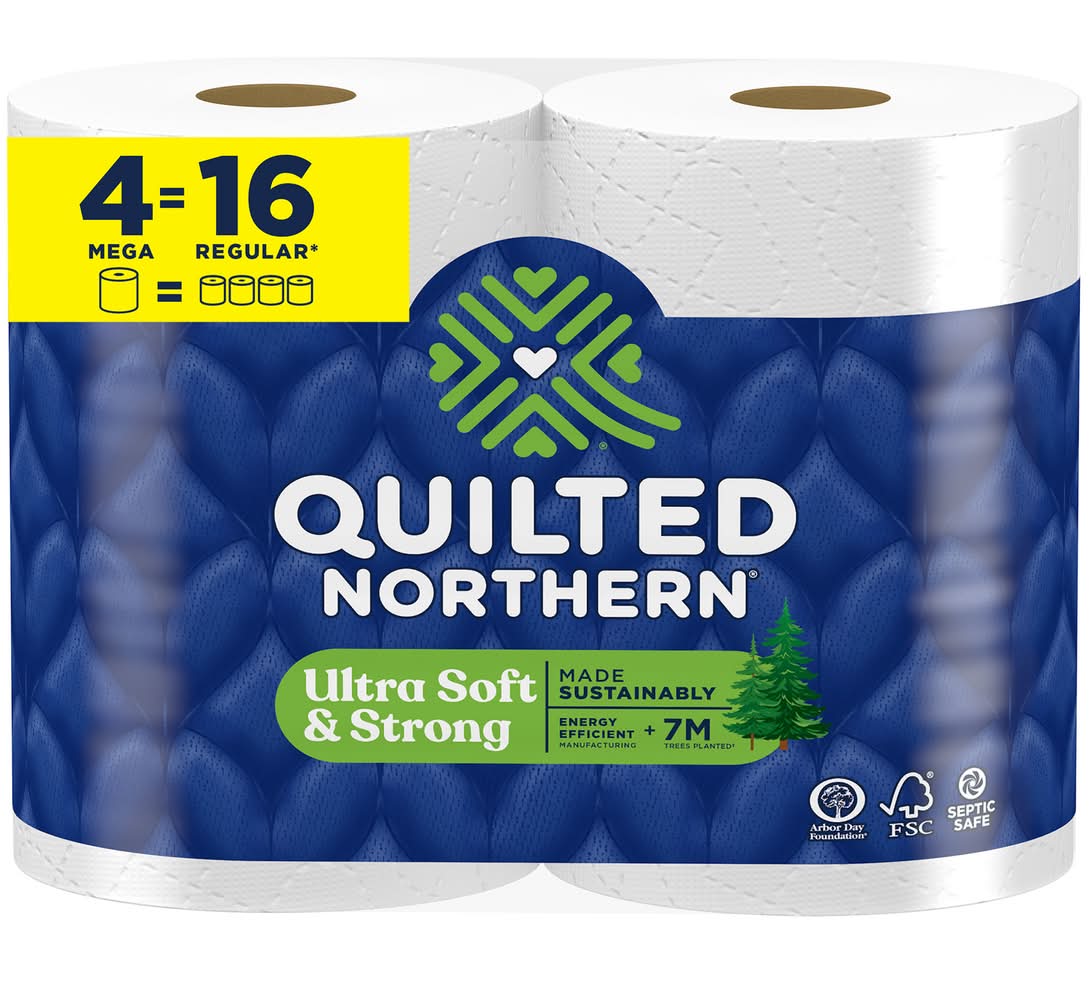 Quilted Northern Ultra Soft & Strong Toilet Paper Rolls (4 ct)