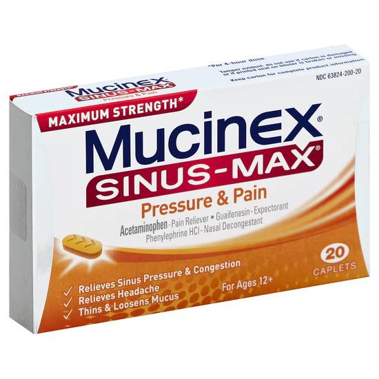 Mucinex Sinus Max Pressure and Pain