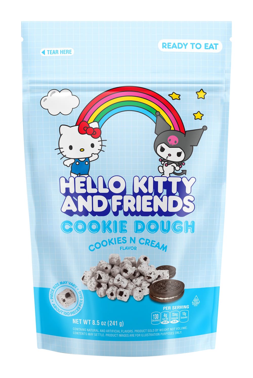 Hello Kitty And Friends® Cookies N' Cream Flavor Cookie Dough 8.5oz