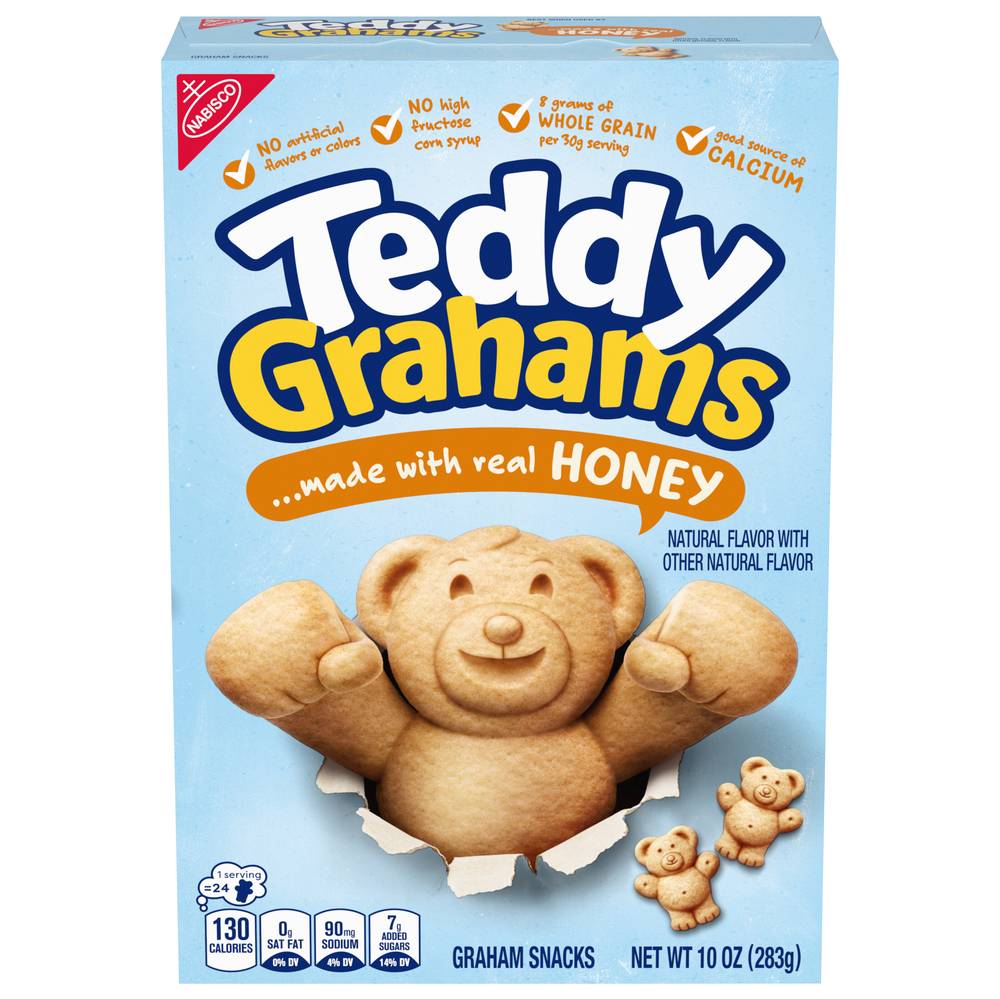 Teddy Grahams Nabisco Snacks, Honey (10 oz)