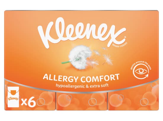 Kleenex Allergy Comfort Pocket pack Tissues