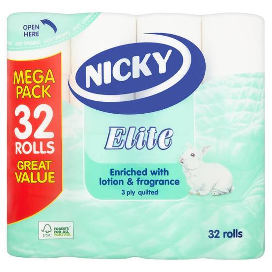 Nicky 32pk Toilet Tissue