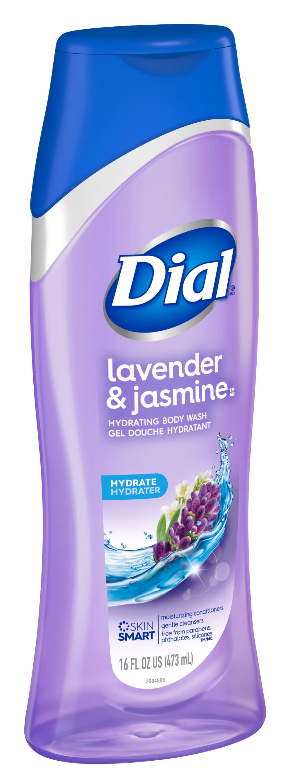 Dial Hydrating Body Wash, Lavender-Jasmine (1.04 lbs)