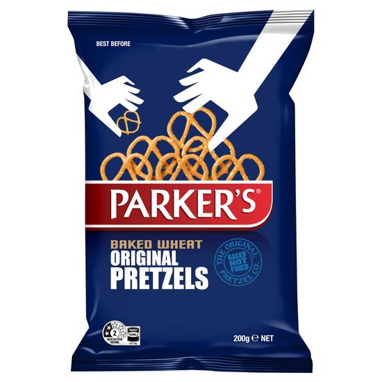 Parker's Baked Pretzels Wheat Original 200g