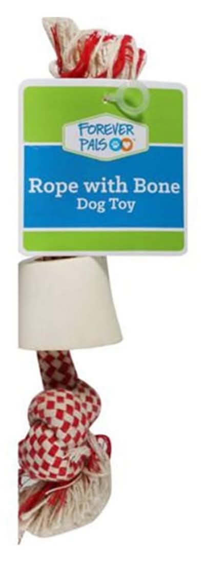 Forever Pals Rope With Bone Dog Toy