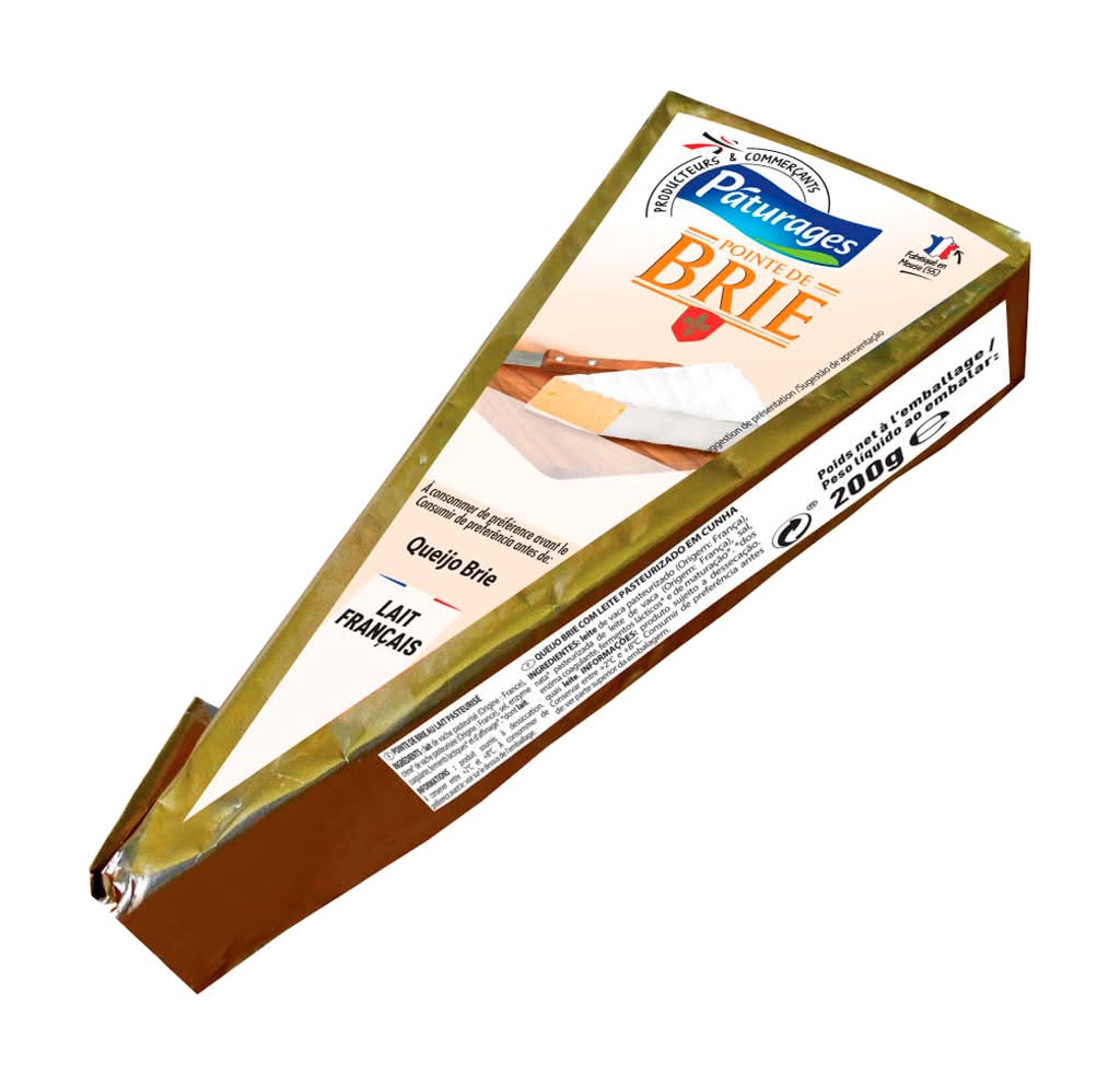 Páturages - Queijo brie 60% mg, 200 g