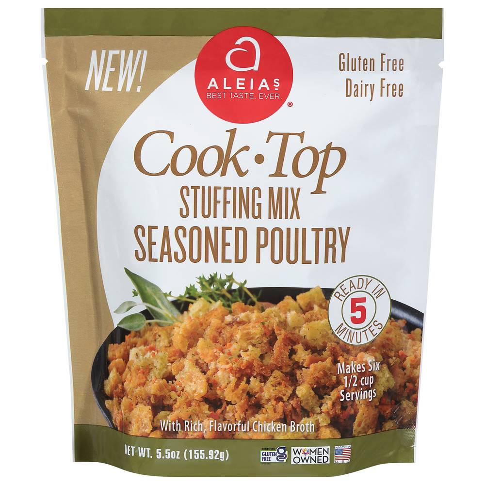 Aleia's Cook-Top Seasoned Poultry Stuffing Mix (5.5 oz)