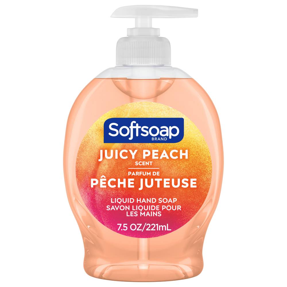 Softsoap Scent Liquid Hand Soap, Juicy Peach (7.5 oz)