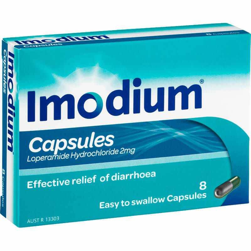 Imodium 2mg Capsules 8s