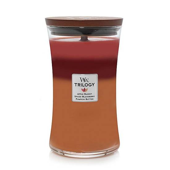 WoodWick® Trilogy Autumn Harvest 21.5 oz. Hourglass Candle