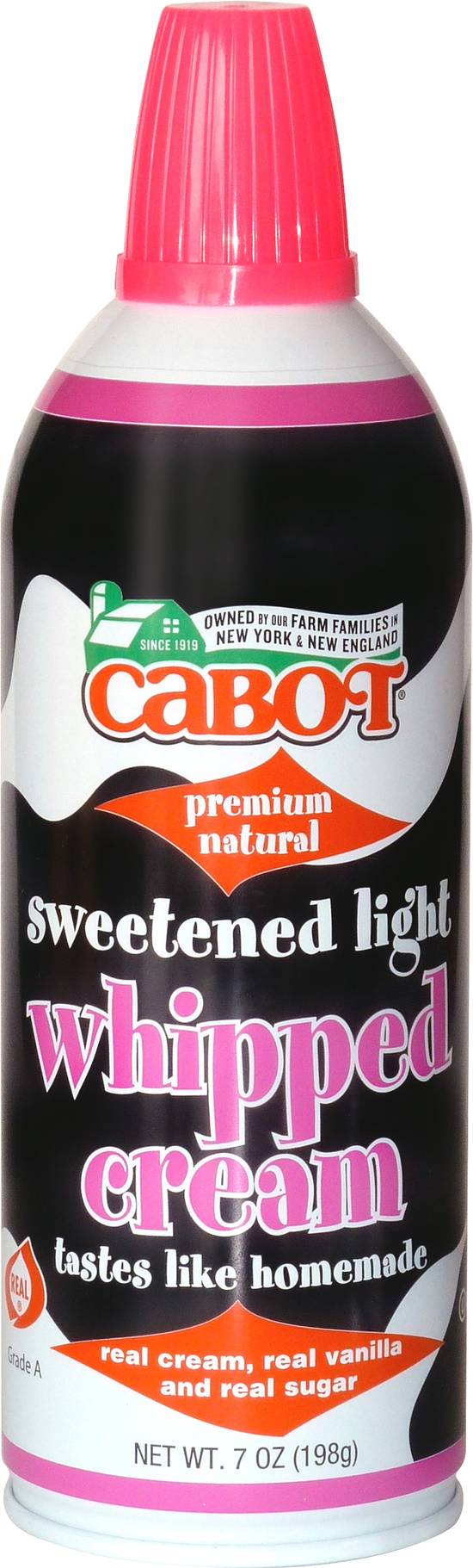 Cabot Sweetened Light Whipped Cream