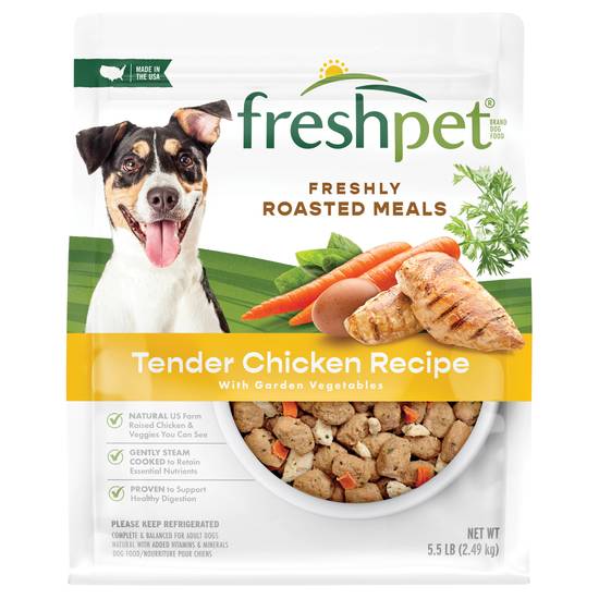Freshpet Roasted Meals Tender Chicken Recipe Dog Food