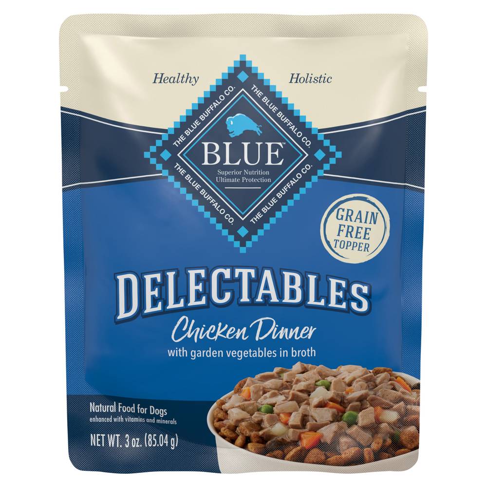 Blue Buffalo Blue Delectables Chicken Dinner 3oz Dog