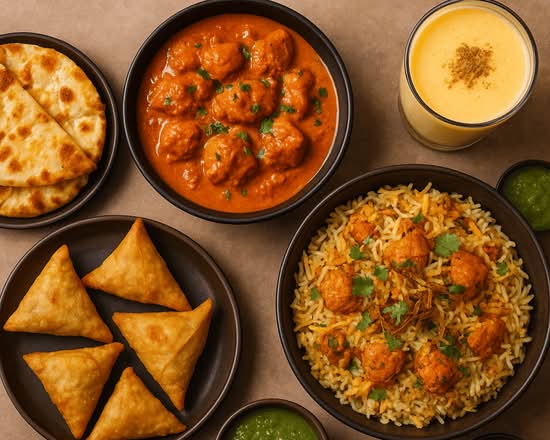 Indian food Ris orangis