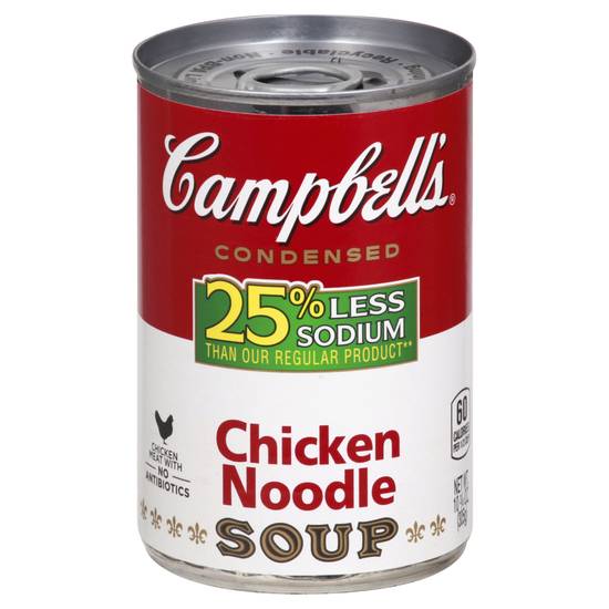 Campbell's Condensed Less Sodium Chicken Noodle Soup