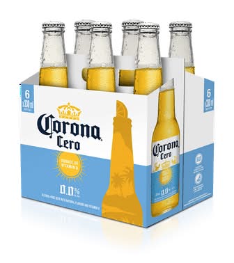Corona Cero Alcohol Free Lager Beer (6 x 355 ml)
